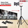 5 Core Tripod Stand Black Heavy Duty Height Adjustable 35 to 70 inches PA Monitor Holder for DJ Stand para Bocinas Includes Carry Bag SS HD 1PK BLK BA