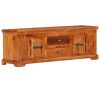 TV Stand 46.9"x11.8"x15.7" Solid Wood Acacia