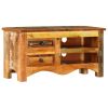 TV Stand 31.5"x11.8"x15.7" Solid Wood Reclaimed