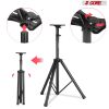 5 Core Tripod Stand Black Heavy Duty Height Adjustable 35 to 70 inches PA Monitor Holder for DJ Stand para Bocinas Includes Carry Bag SS HD 1PK BLK BA