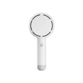 Handheld Portable Mute USB Rechargeable Fan With Light (Option: White-USB)