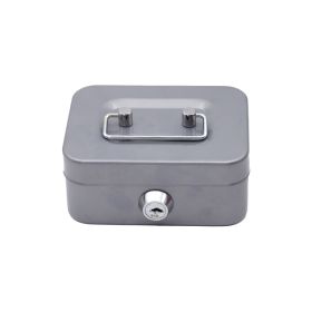 Creative Portable Coin Bank Storage Box (Option: Small Size Silver)