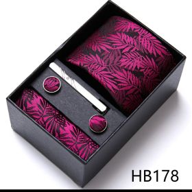 Men's Business Formal Tie Six-piece Set Gift Box (Option: 12635 HB178)